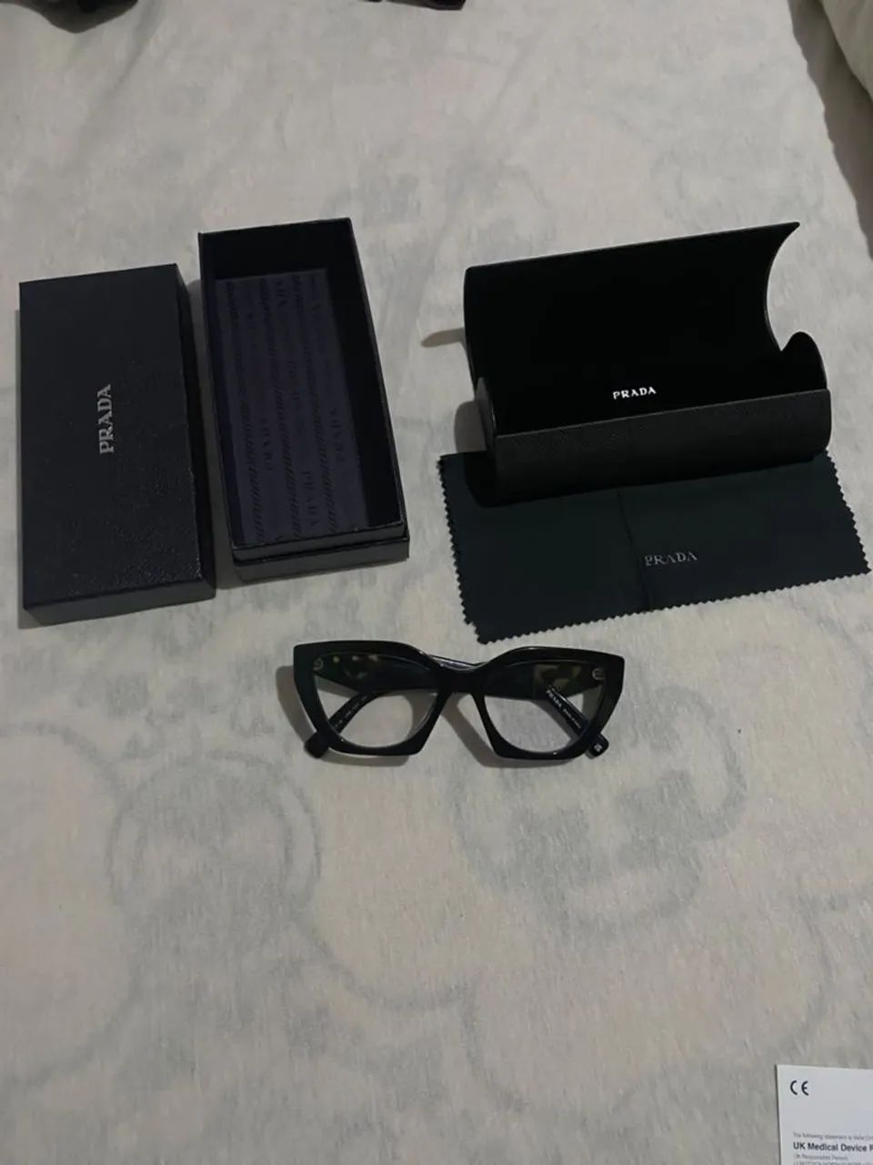 Óculos Prada VPR 09y Preto