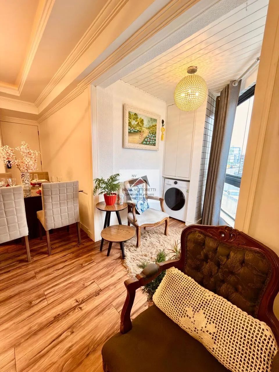 Apartamento mobiliado 2 dormitórios vista mar! - Foto 4