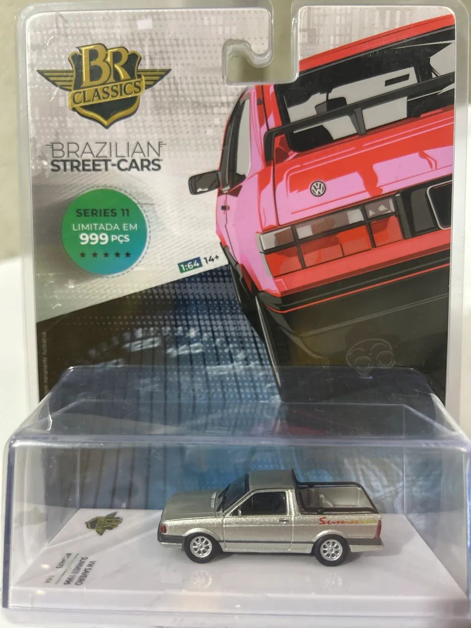 Volkswagen Saveiro Summer Prata - 1/64 - Br Classics - Foto 3