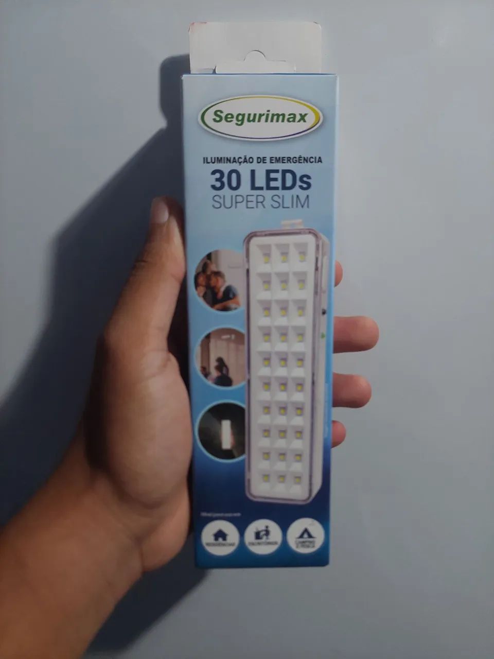 4 Lâmpada iluminação de emergência 