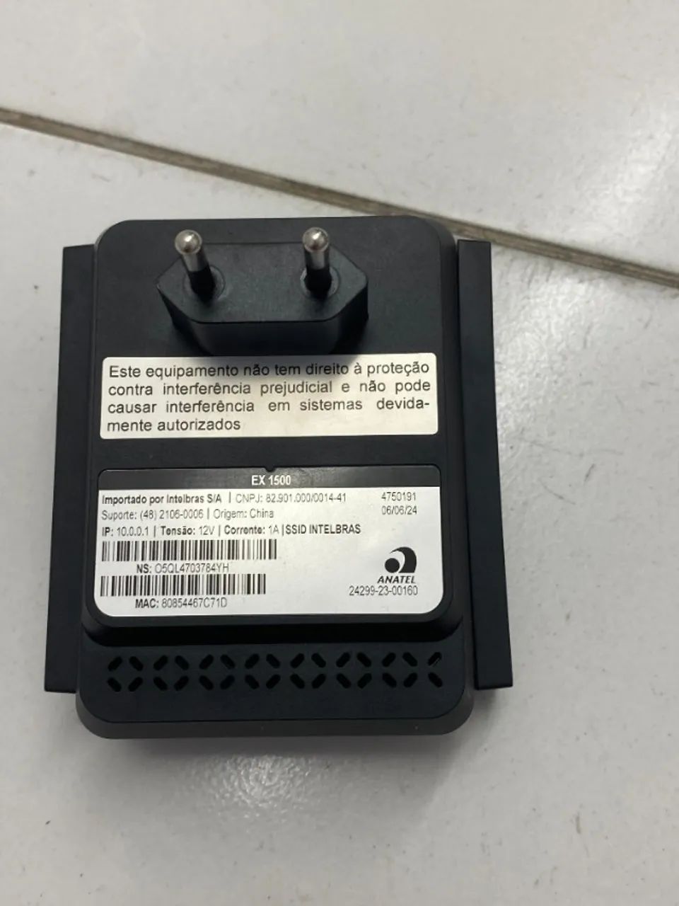  REPETIDOR E EXTENSOR WI-FI MESH INTELBRAS - EX1500 - SEMINOVO - Foto 5