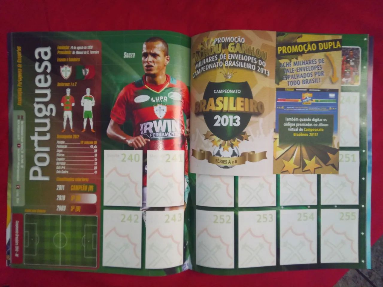 Álbum de Figurinhas Brasileirão 2013 Vazio  - Foto 3
