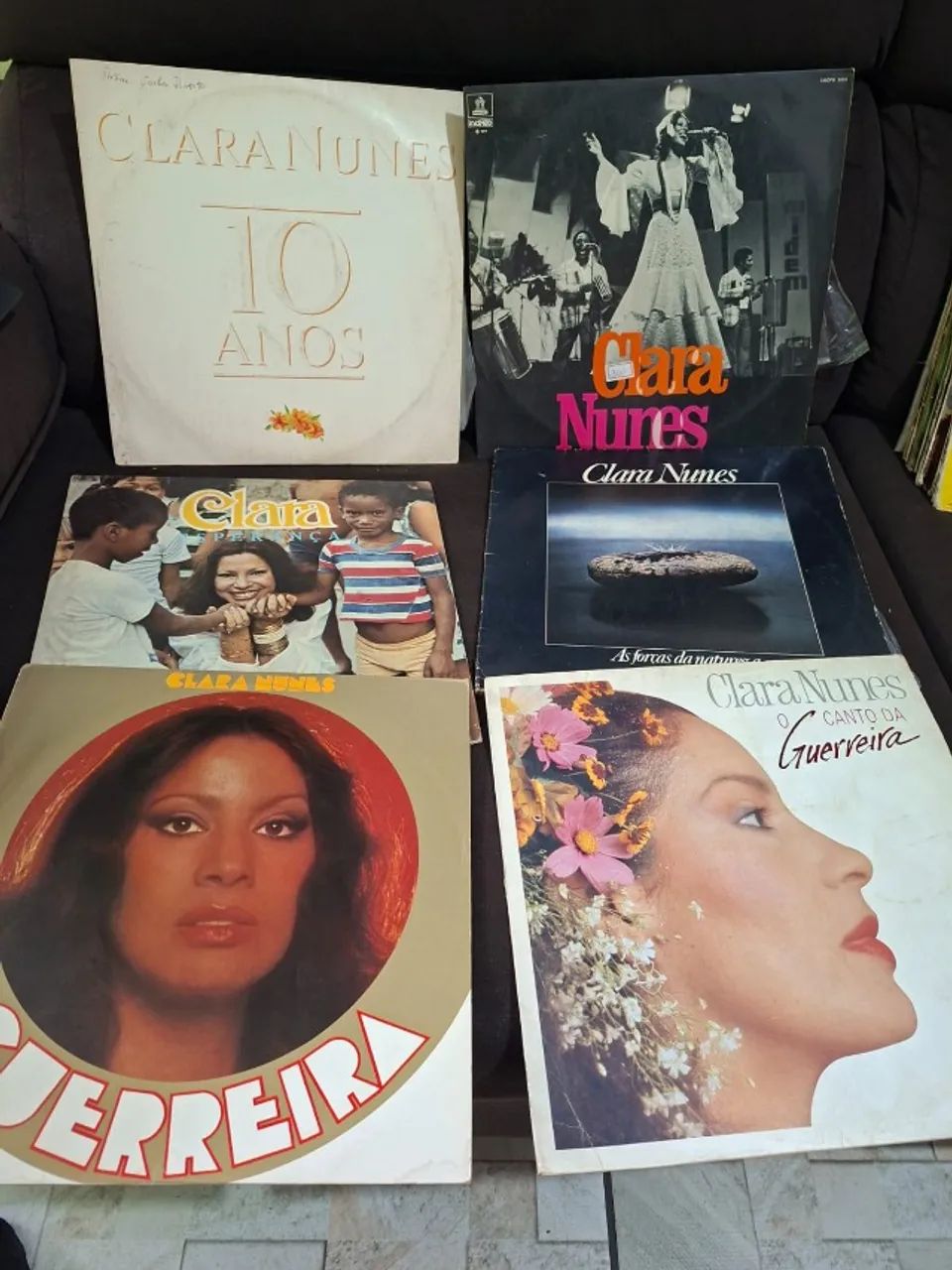 Clara Nunes - Disco de Vinil LP (6 discos)