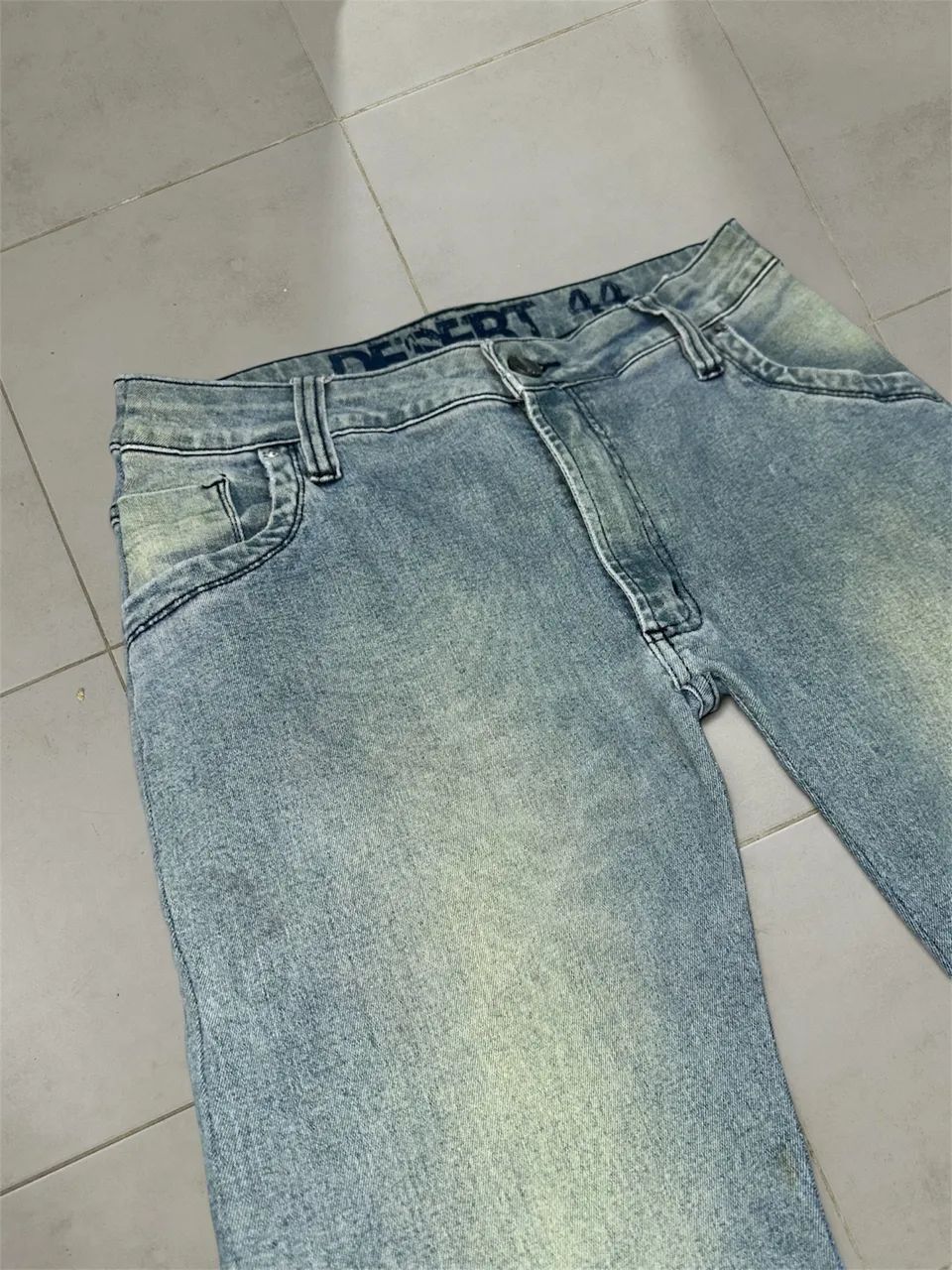 Calça Jeans Flare Customizada - Patchwork Geométrico Autoral - Foto 3