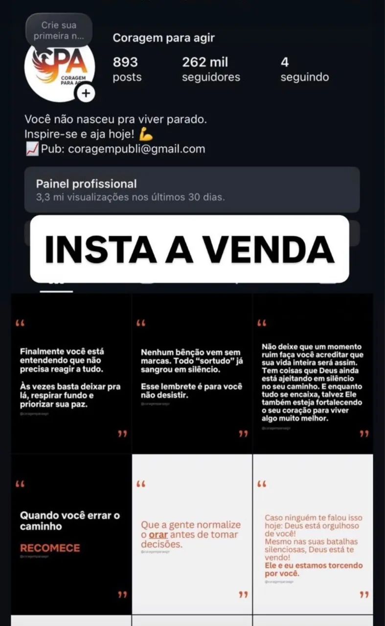 Conta do Instagram a venda  - Foto 4