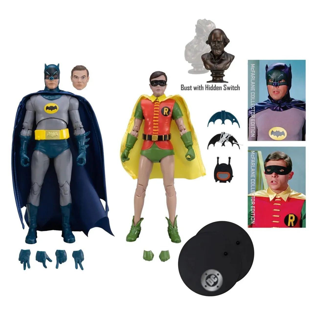 Batman (1966) DC Multiverse Collector Edition Batman & Robin Action Figure Two-Pack - Foto 4