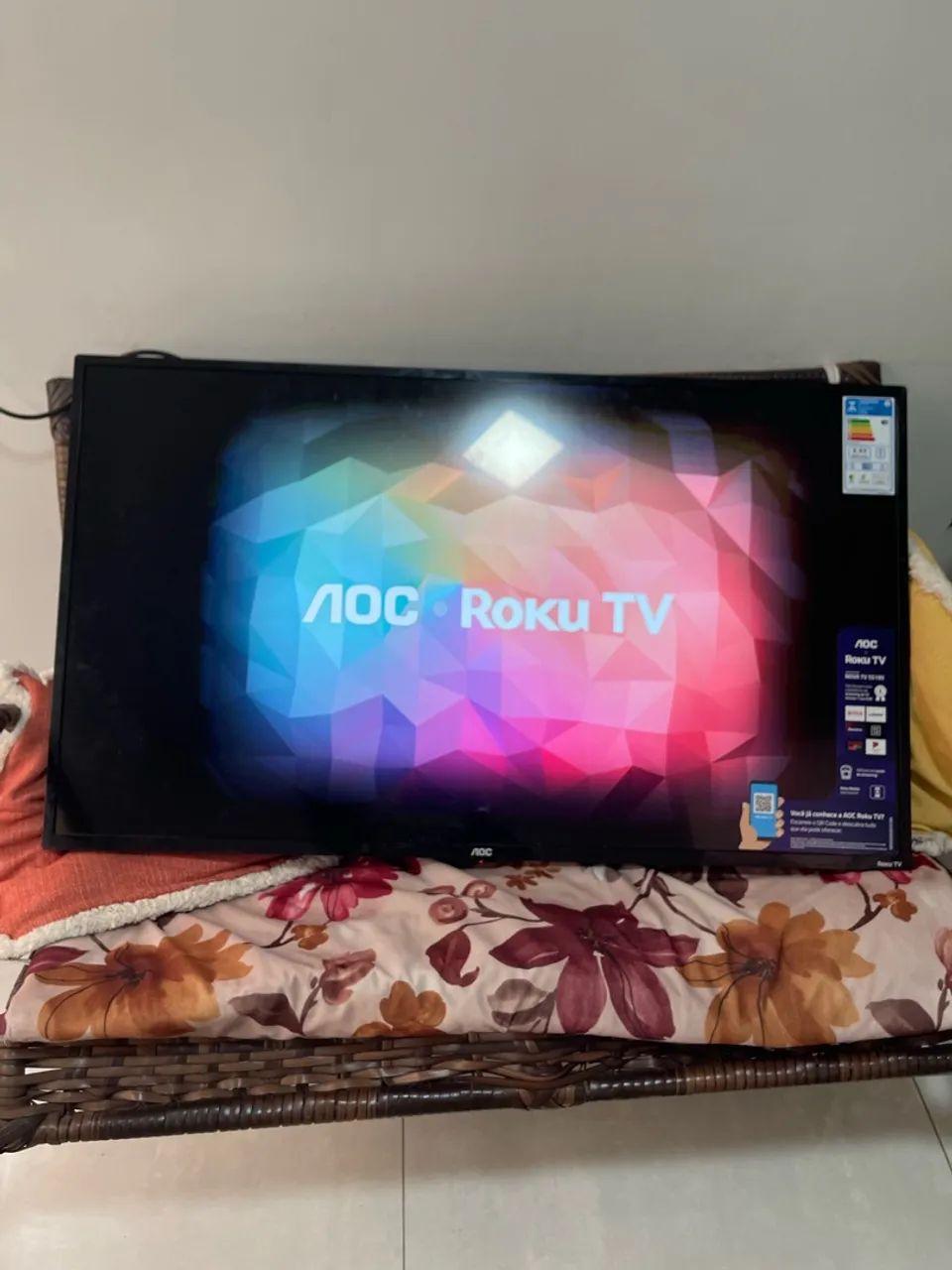 Smarttv aoc roku 43 polegadas  - Foto 4