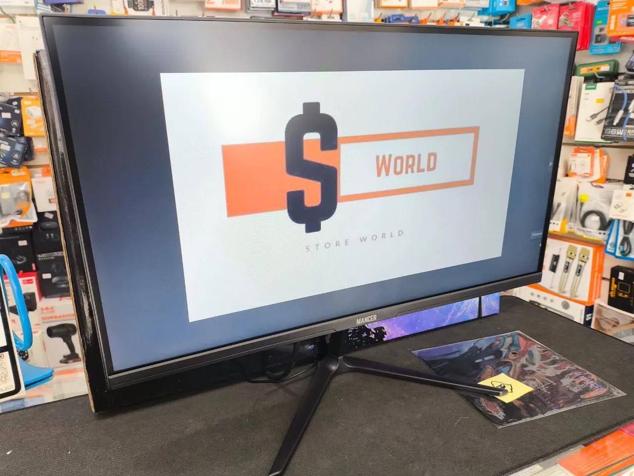 Monitor Gamer 21.5 Polegadas Mancer 100Hz HDMI - Loja Store World  - Foto 2