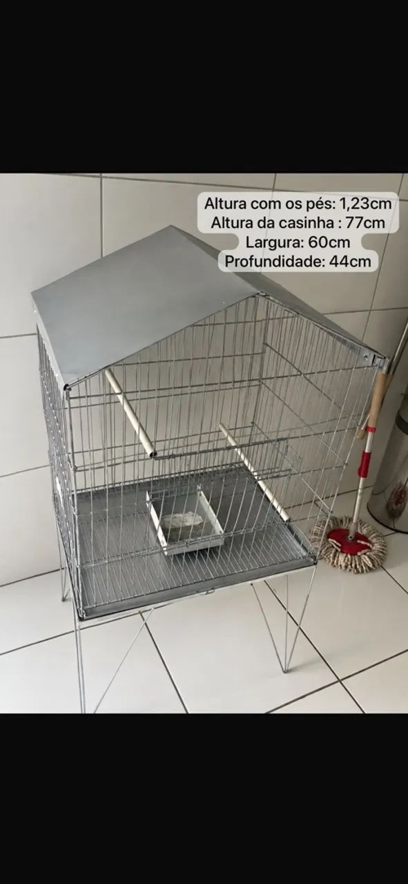 VIVEIRO GAIOLA PARA PÁSSARO GRANDE