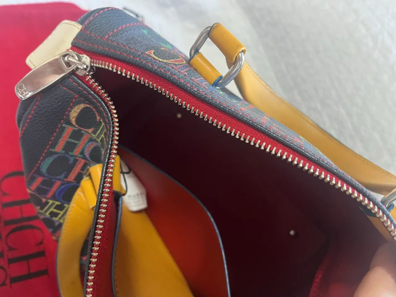 Bolsa Carolina Herrera Original Multicolor - Foto 4