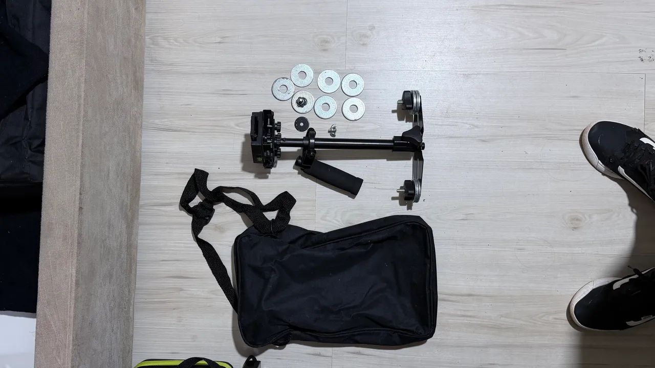 ? Estabilizador Mecânico para Câmera DSLR + Bolsa 