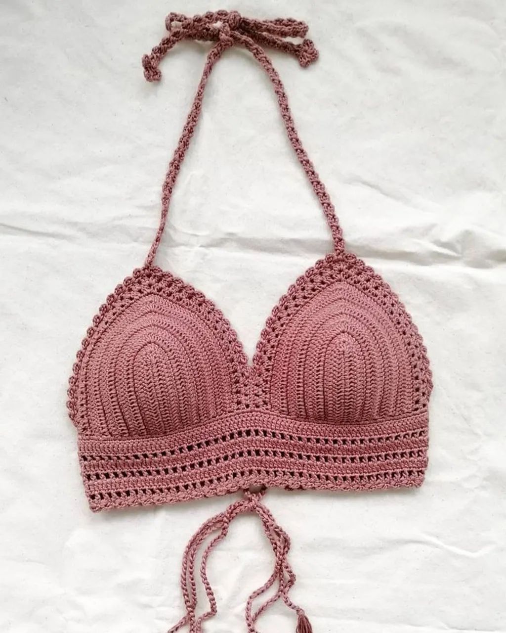 Cropped crochê 