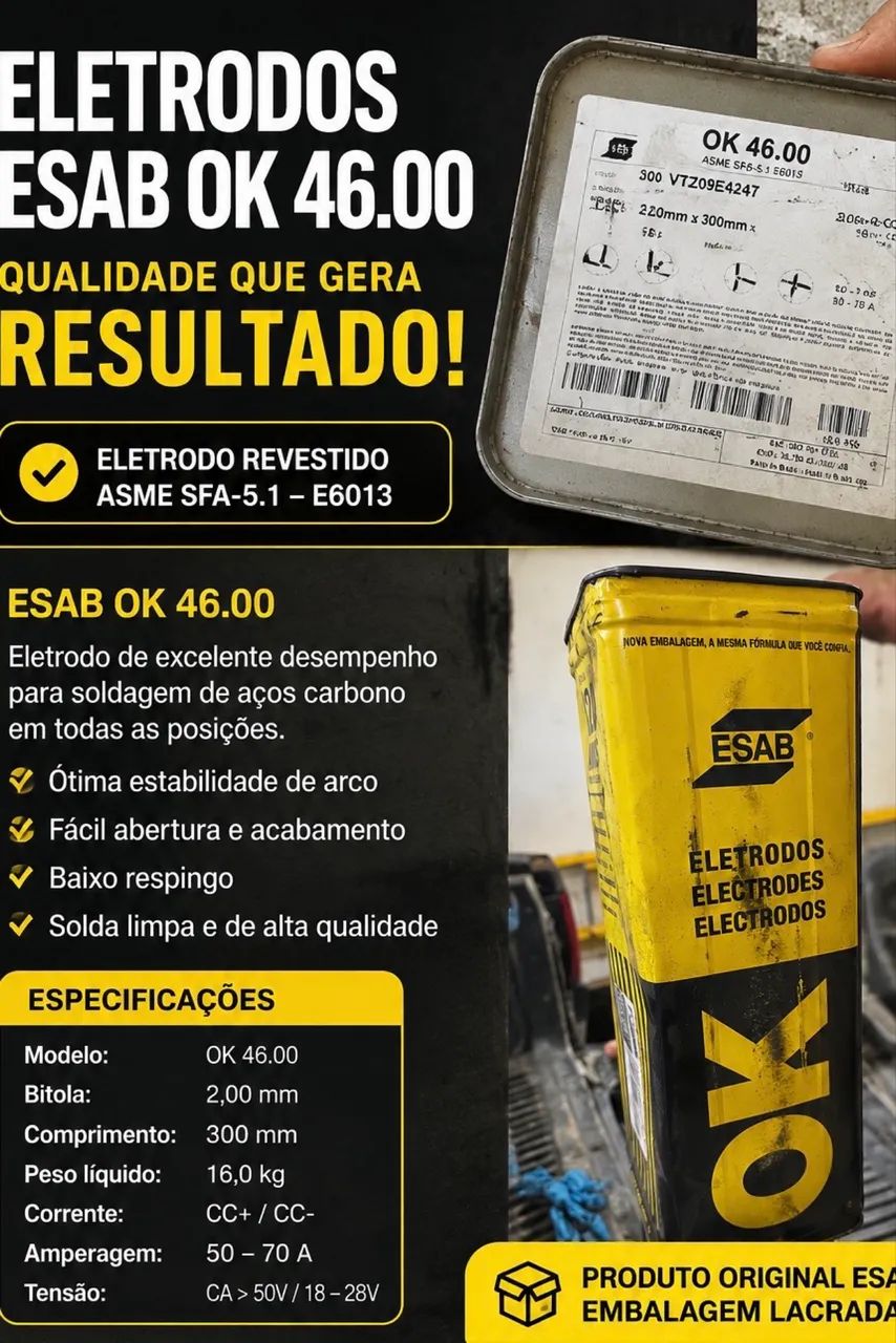 Eletrodos ESAB 46.00