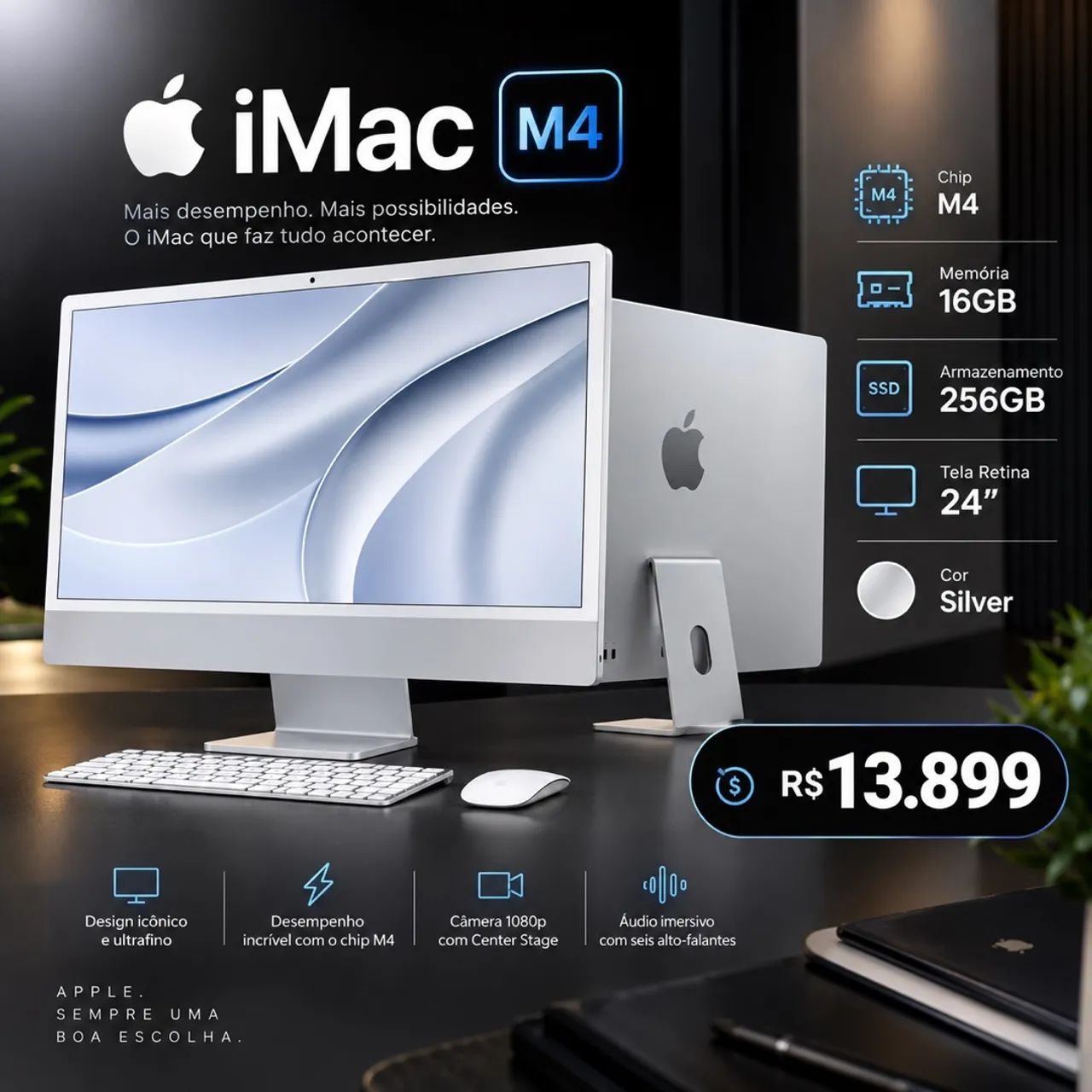 iMac M4 16GB / 256GB | 24? Silver 