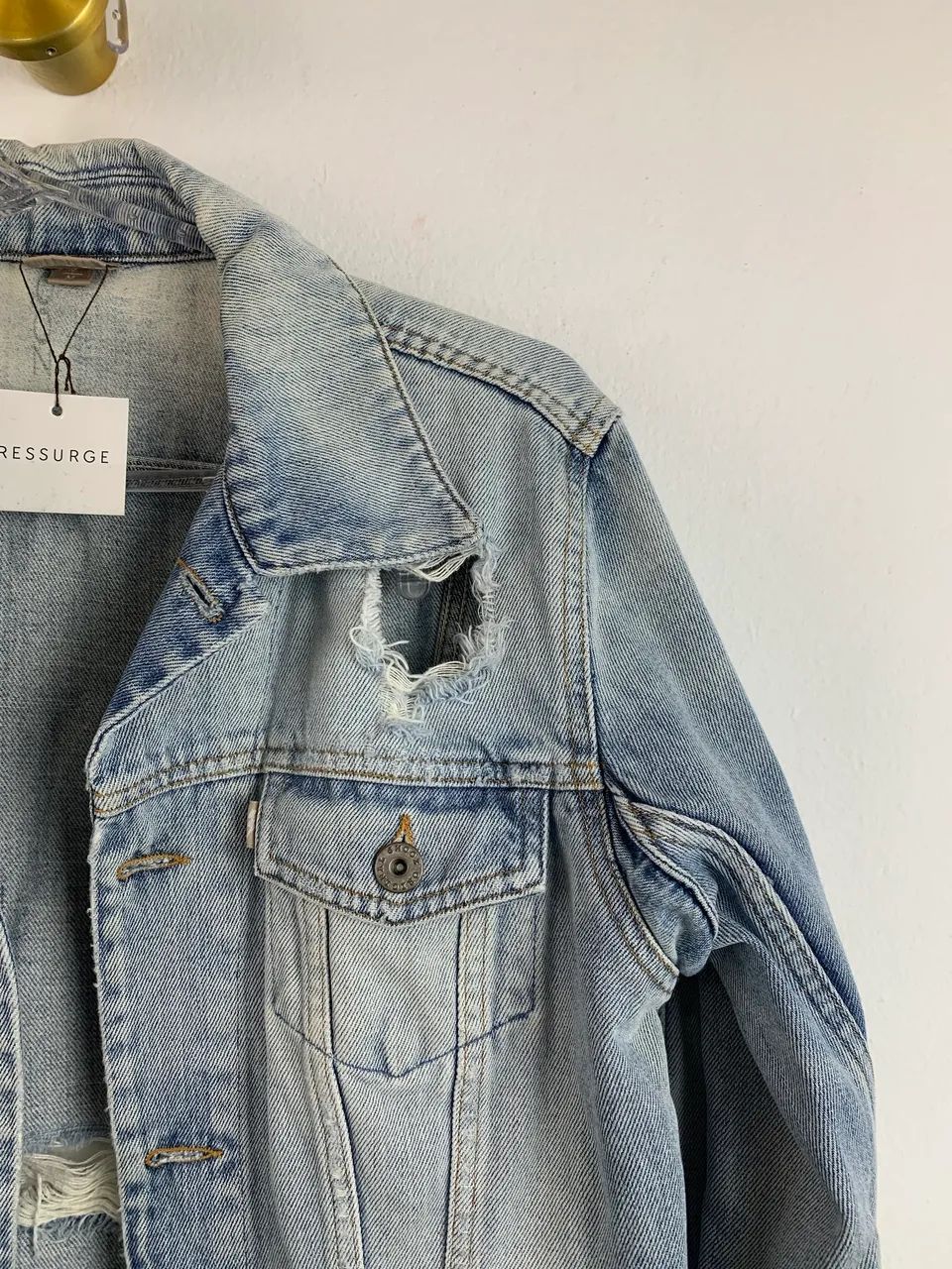 Jaqueta jeans Zoomp M  - Foto 4