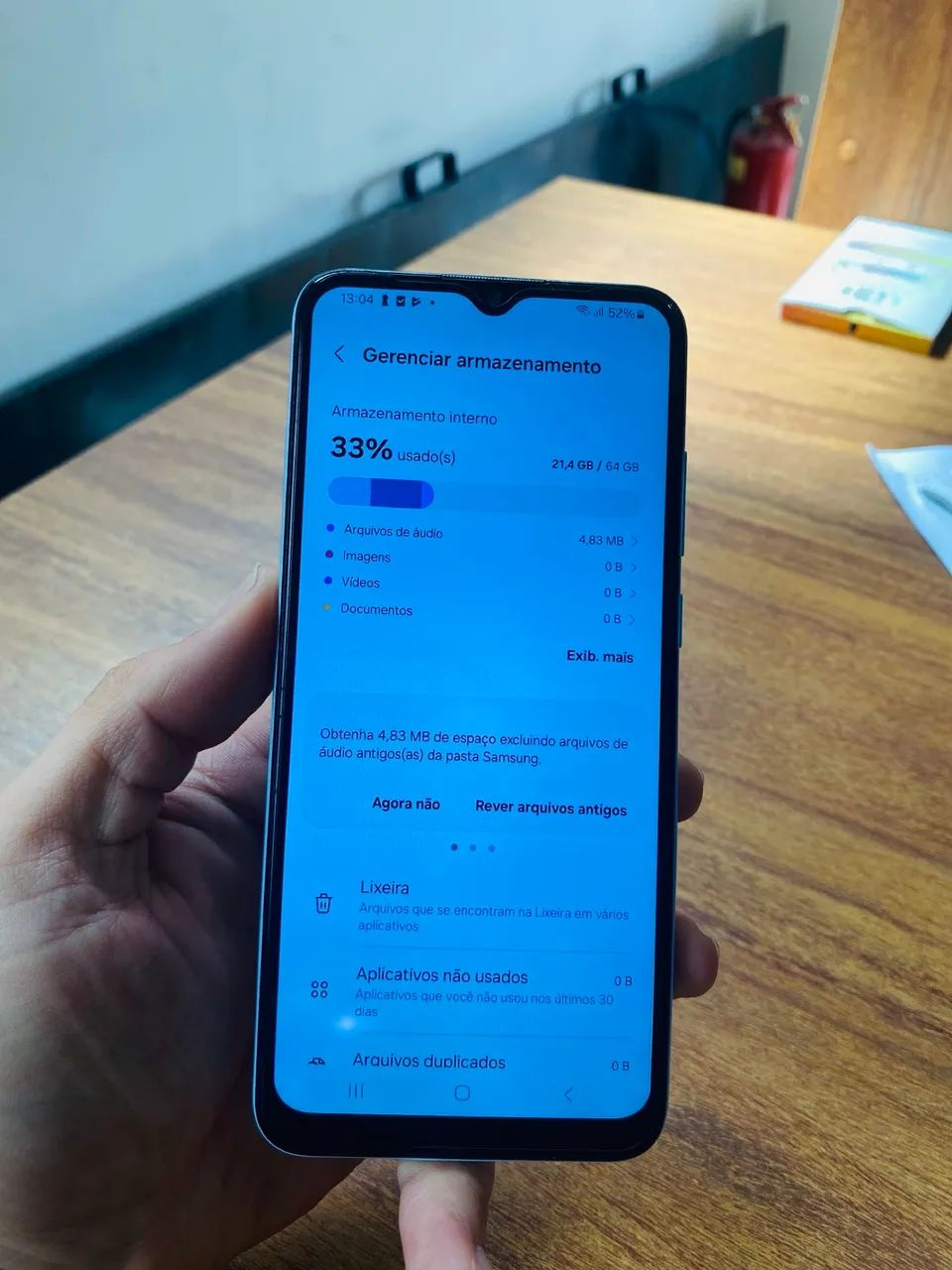 Celular Samsung Galaxy A04e 64 GB Azul Claro - Foto 5