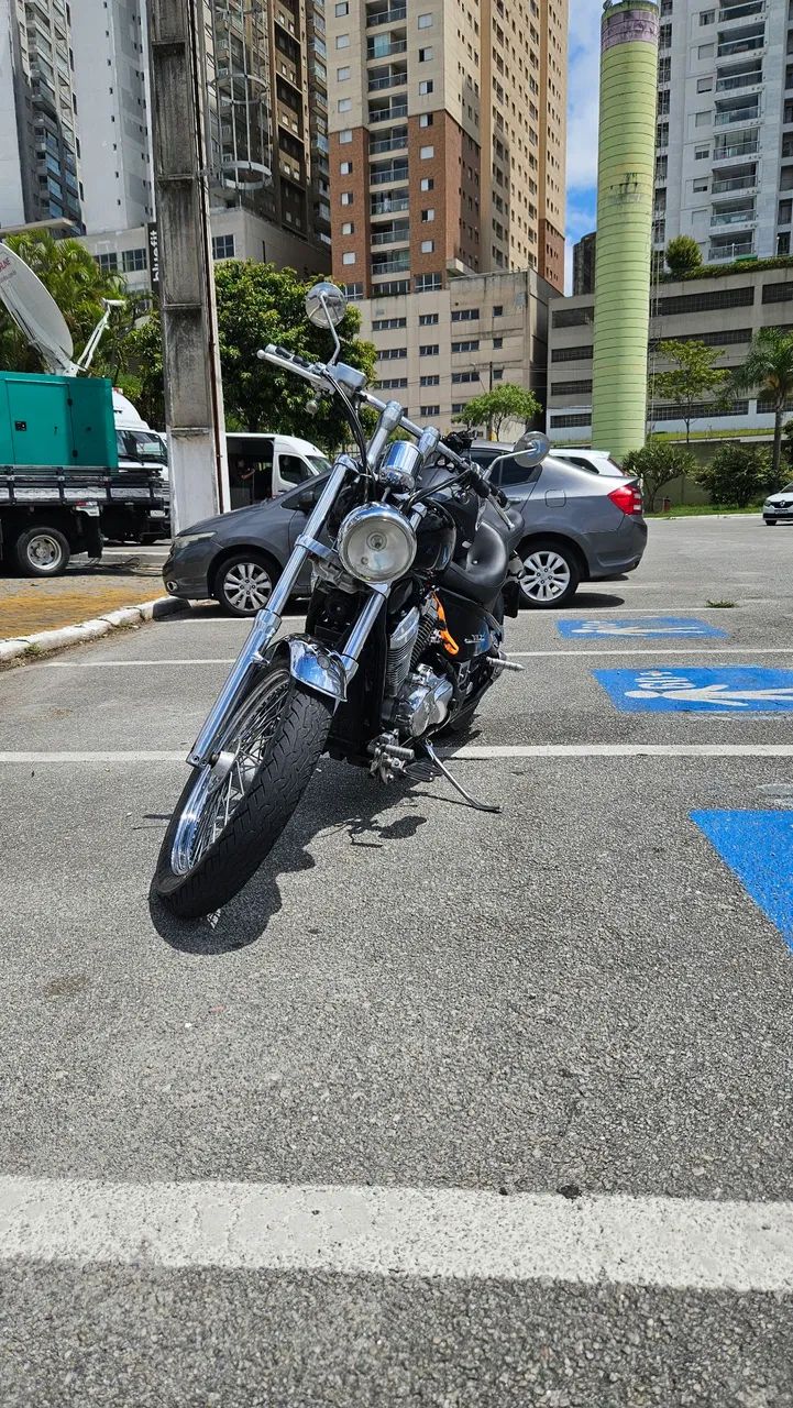 Moto Custom Honda Shadow 600cc Impecável 