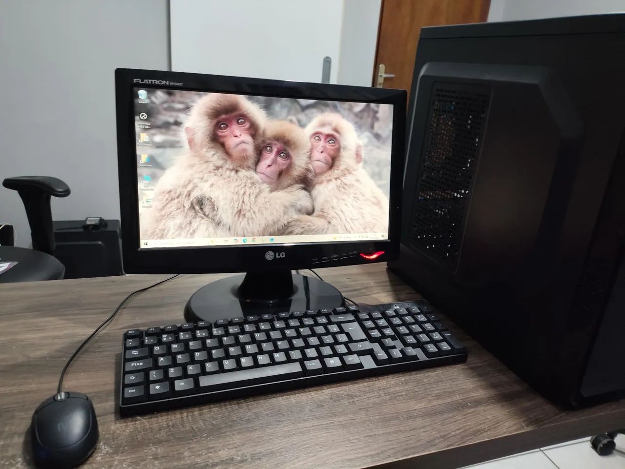 Desktop completo, core i3 de 9 geração 
