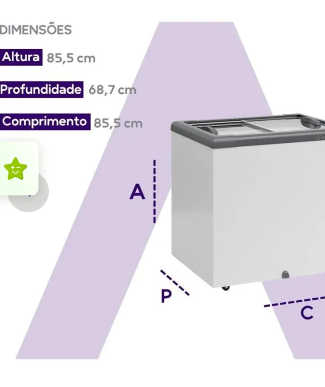 Freezer Gelopar 