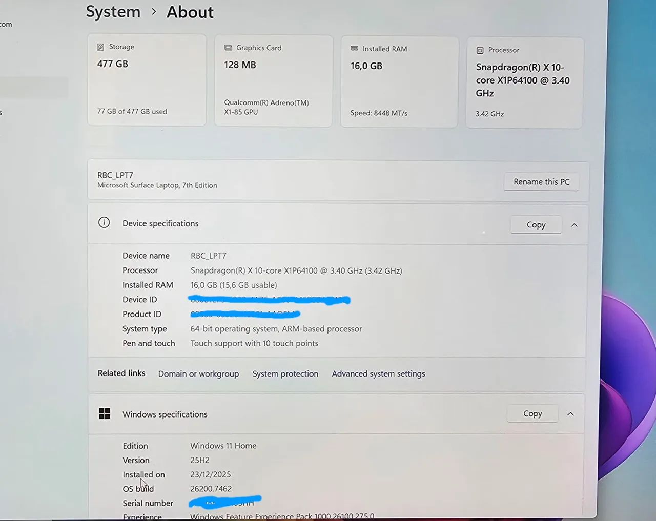 /Microsoft Surface Laptop 7 X Plus - Snapdragon - Foto 6