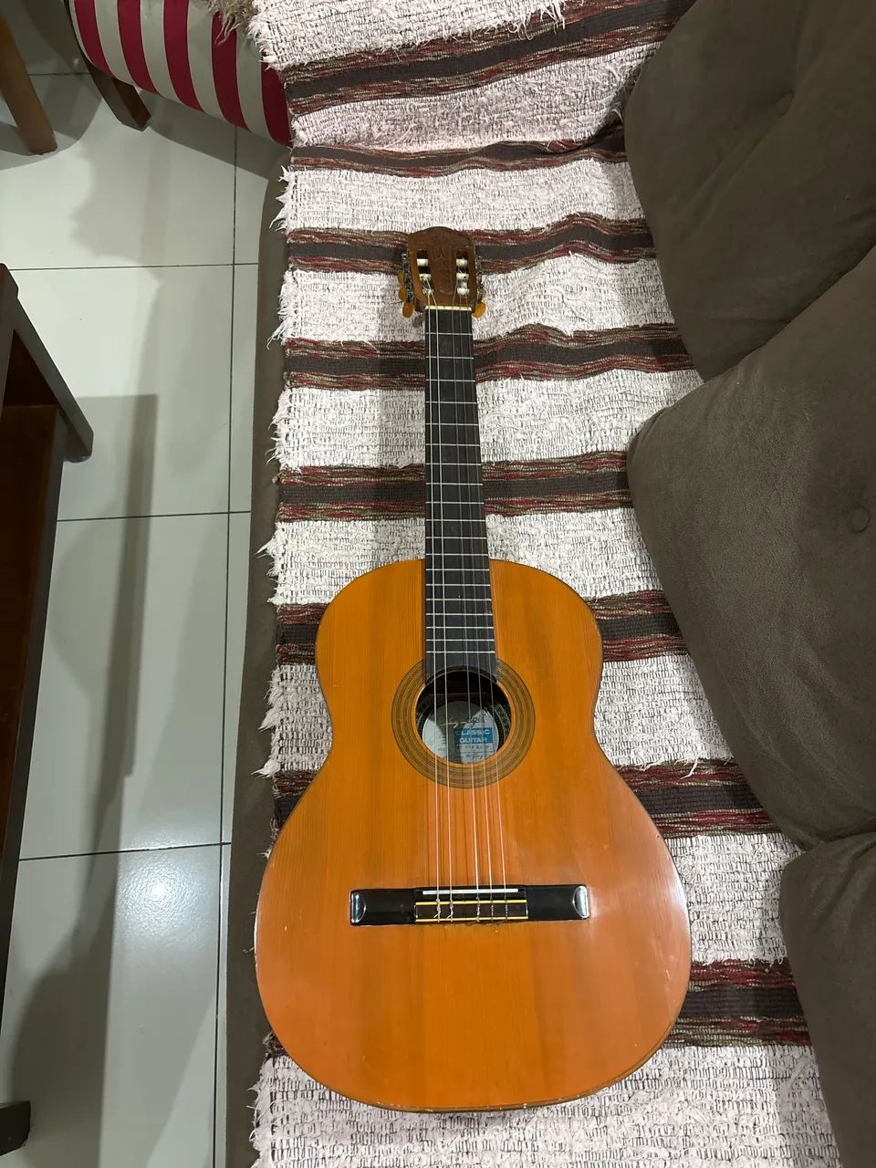 Violão DiGiorgio, N°36 Classic Guitar, 1981. + Capa + as 4 cordas no violão. (Usado)  - Foto 2