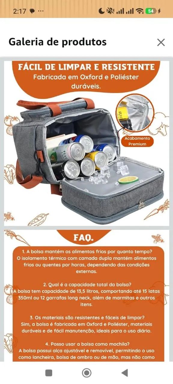 Bolsa Térmica Nova - Foto 2