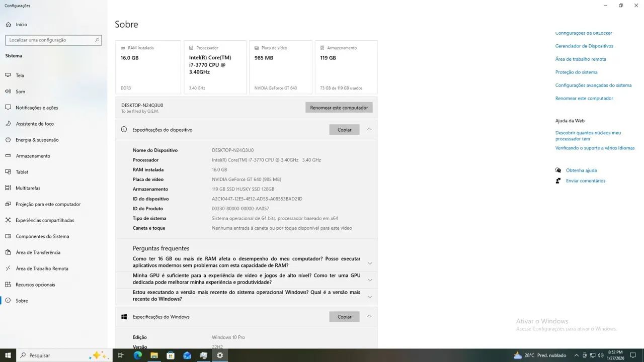 Pc simples completo . - Foto 2
