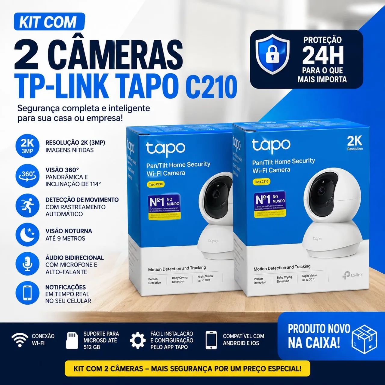 Câmera Tapo C210