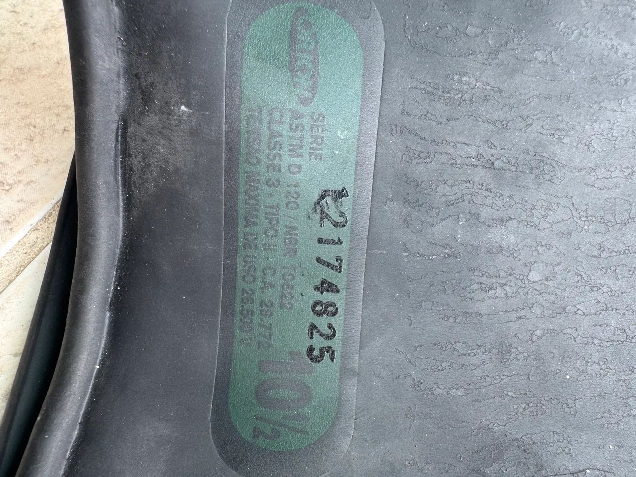 Luva de alta tensão até 26500V