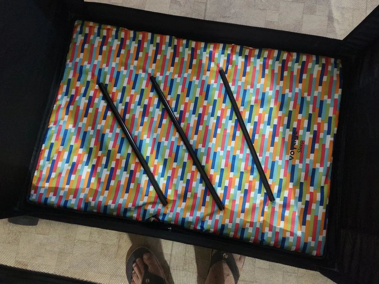 Berço Portátil com Mosquiteiro Voyage - Foto 5