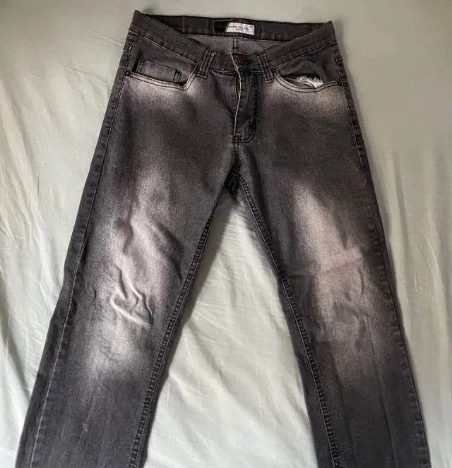 Calças Jeans nº 38 - Preta e Azul