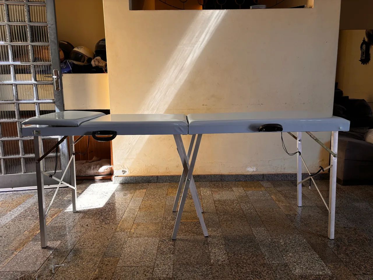 Maca Dobrável Portátil - Azul - Foto 3