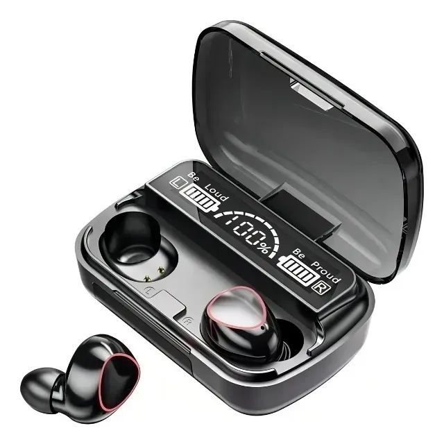 Fone De Ouvido Bluetooth M10 Com Visor Digital - Foto 2