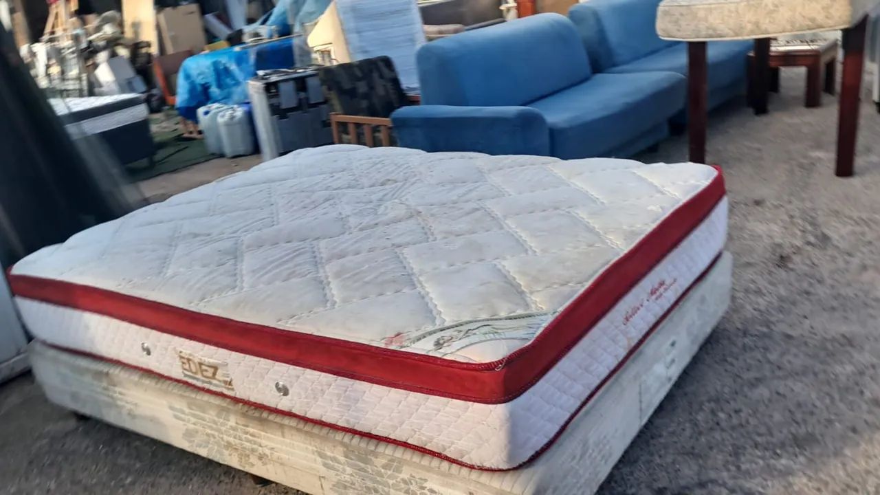 Cama box linda barato par Parcelamos frete grátis  - Foto 4