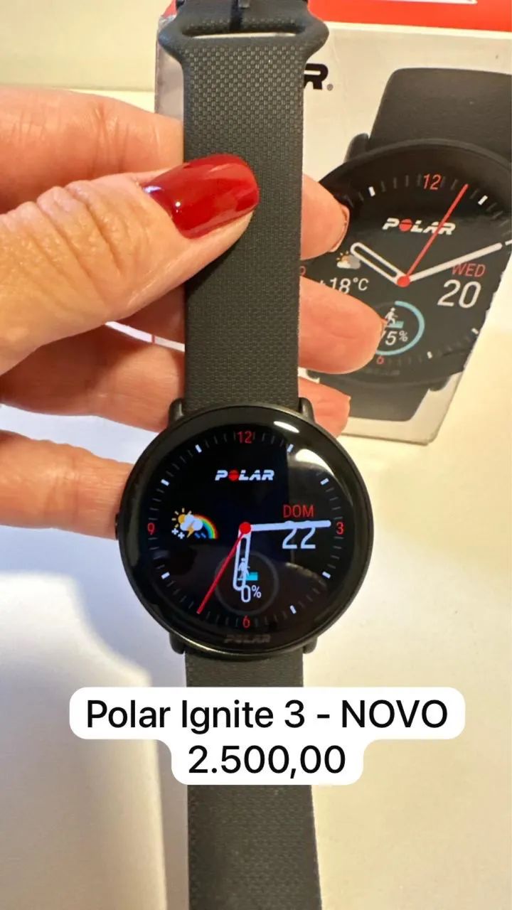 Relógio Polar Ignite 3 Black - Foto 4