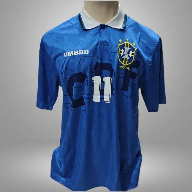 Camisa Brasil copa 1994 azul - Foto 3