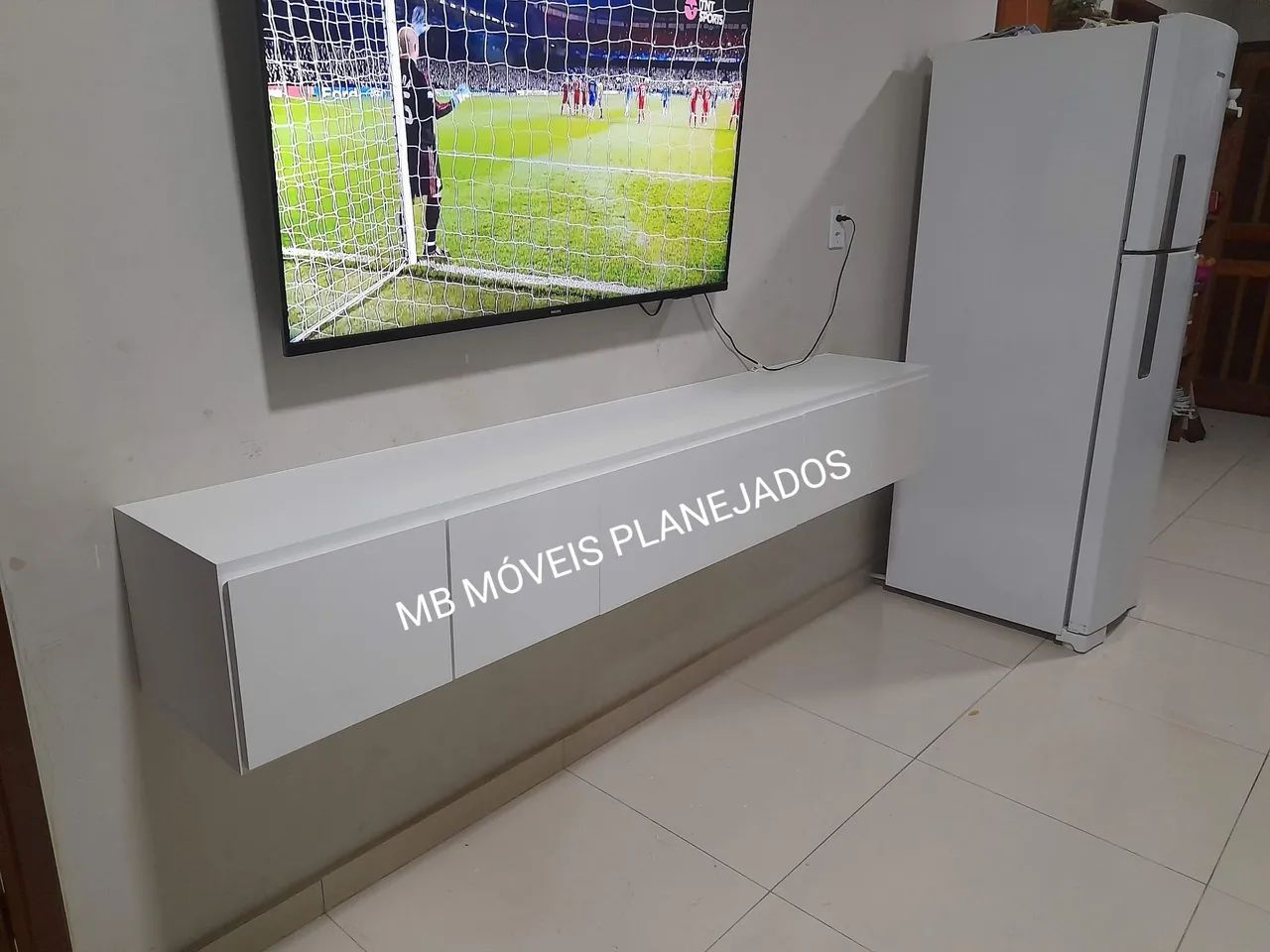 Home novo 100% MDF branco  - Foto 2