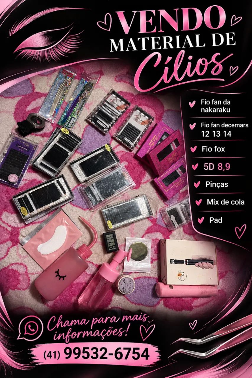 Material cílios 