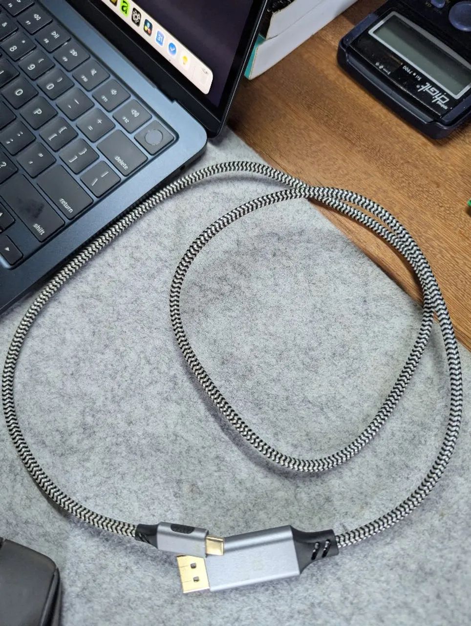 Cabo USB tipo c para displayport - Foto 2