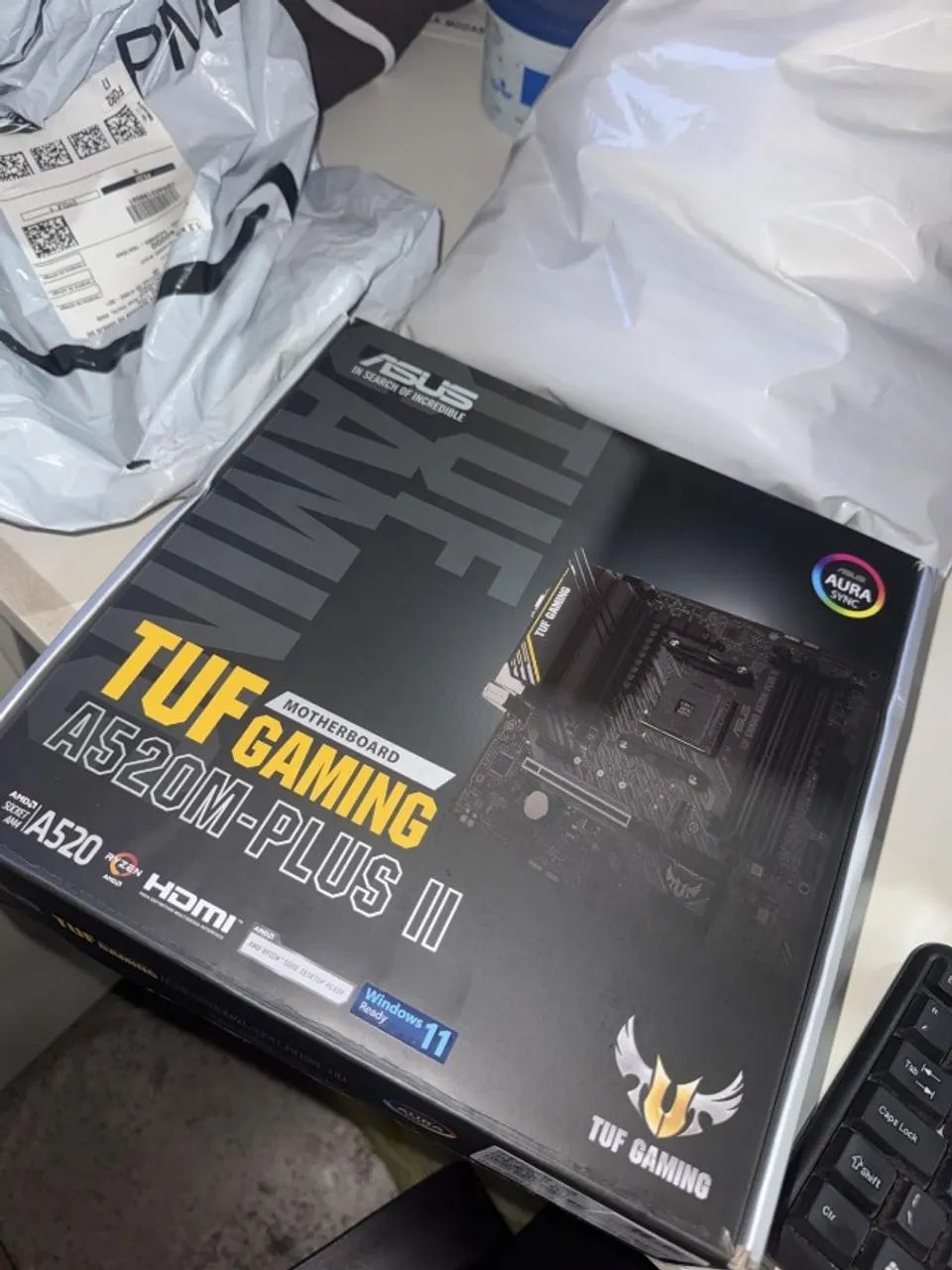 Placa Mãe Asus TUF GAMING A520M-PLUS II - Foto 2