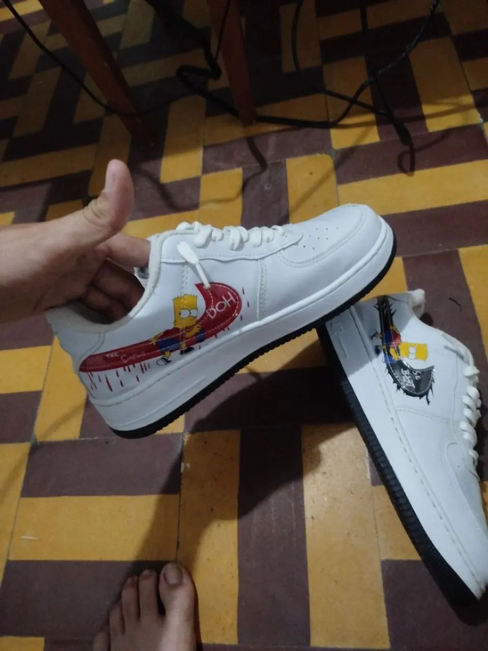 Air force Nike Bart Simpsons  - Foto 2