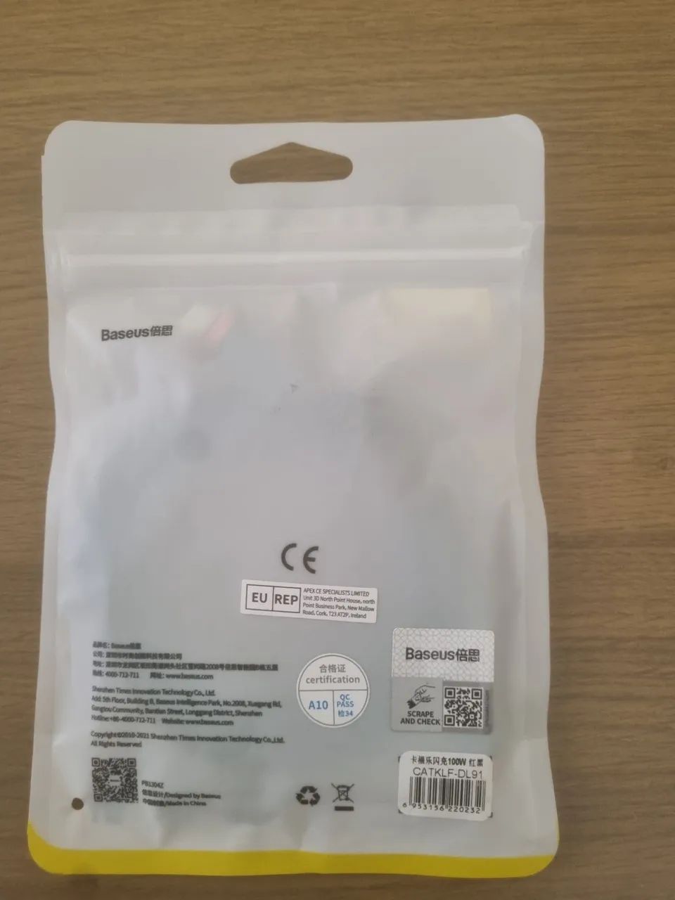 Cabo baseus para carregamento potência 100W/5A usb 2.0 480mbps  - Foto 2