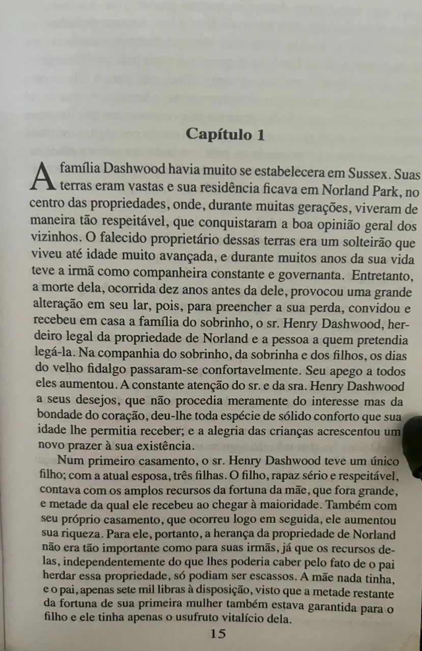 Razão e Sensibilidade (livro) - Foto 5
