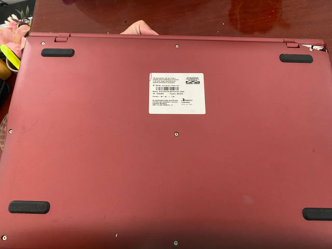Notebook Positivo Motion Q464C vermelho  - Foto 5
