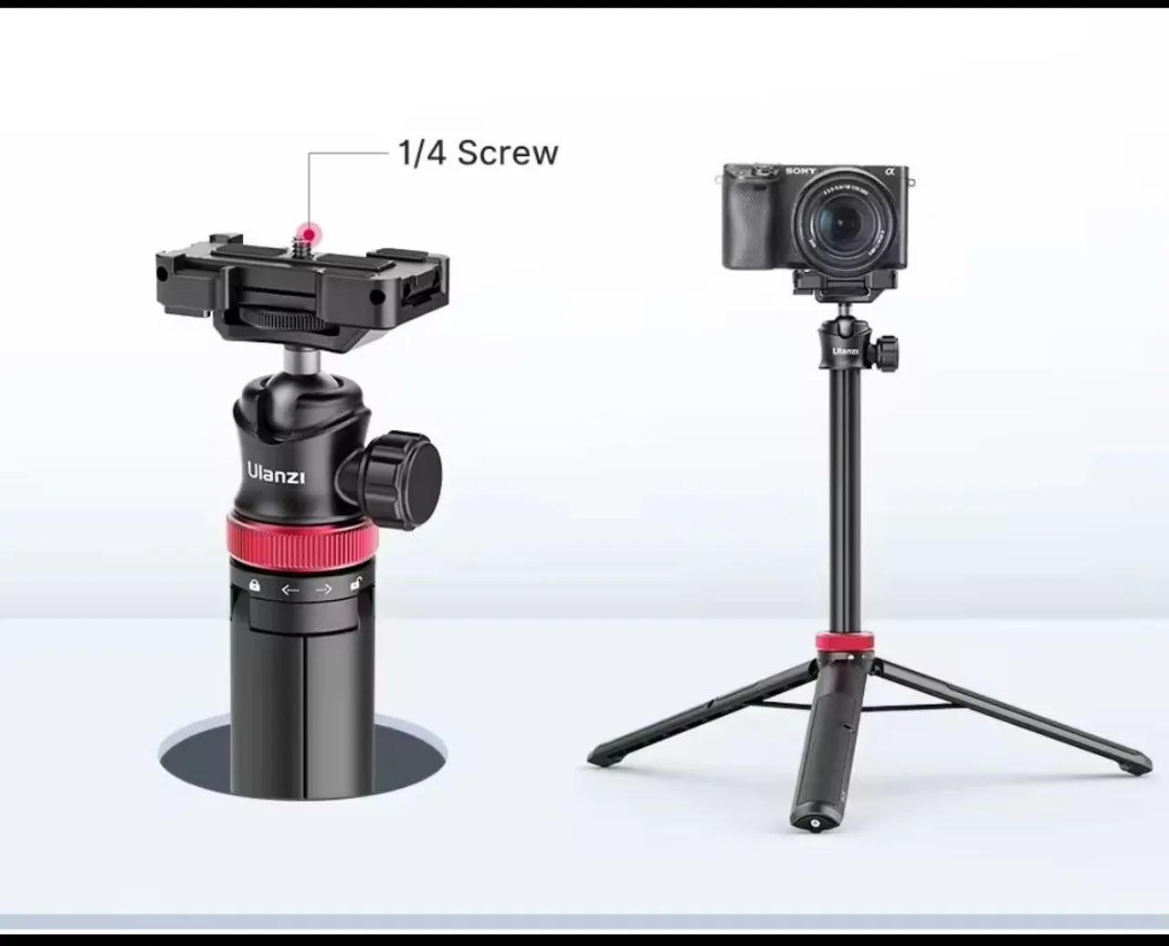 Tripé Ulanzi MT 44 Extensível para Vlog Selfie até 149 cm com Suporte - Foto 4