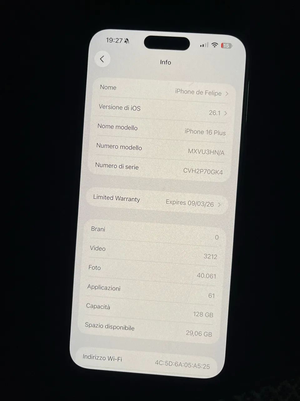 iPhone 16 Plus 128GB Preto - Foto 2