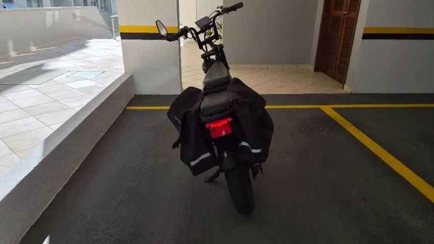 Bicicleta elétrica V8 com 2 baterias - Foto 5