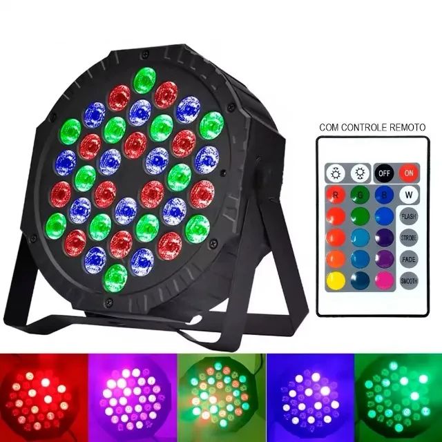 Canhão Led Refletor 36 Leds com Controle sem Fio - Foto 2