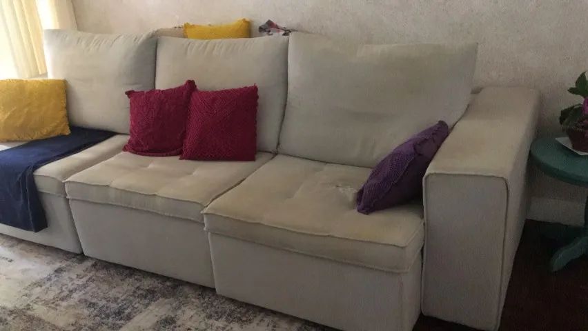 Sofá em tecido