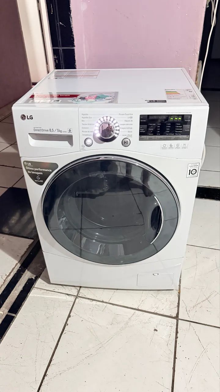 Lava e seca LG 8,5kg semi nova com Wi-Fi  - Foto 2